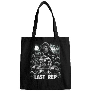 Discover Last Rep 80s Slasher Bodybuilding Bags