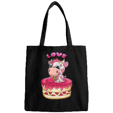 Discover Cow Pet Strawberry Cow Design 036 Bags