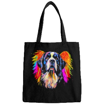 Discover Saint Bernard Pet Dog Angel Wings Bags