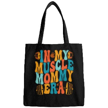 Discover Groovy Retro In My Muscle Mommy Era Gym workout fitness Bags