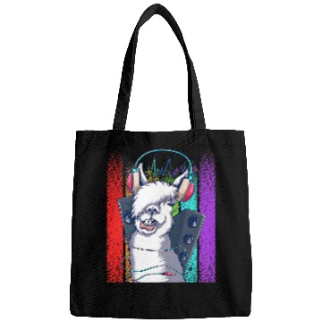 Discover Llama Pet  Funny Cute Style Alpaca Graphic Plus Size Bags