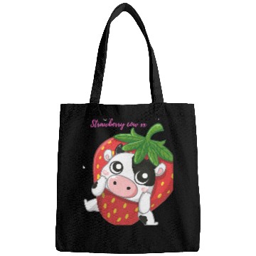 Discover Cow Pet strawberry cow in a strawberry Bags