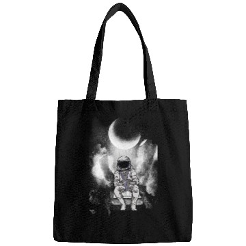 Discover Astronaut Job Moon Swing Astronaut Stars Space Funny Outer Cosmic Planet Bags