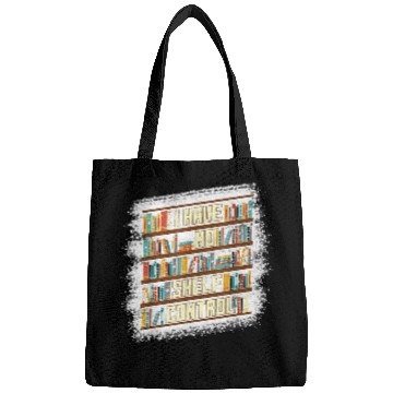 Discover Book Fun I Have No Shelf Control Bleached Librarian Bags