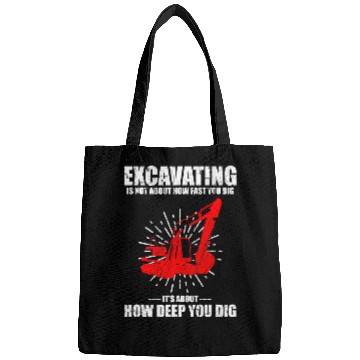 Discover Excavator Fun Sand Digger Design for Bachhoe Operator 5 Bags