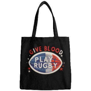 Discover Sport Rugby Give Blood Play Rugby Funny France Rugby Top French Rugby Bags