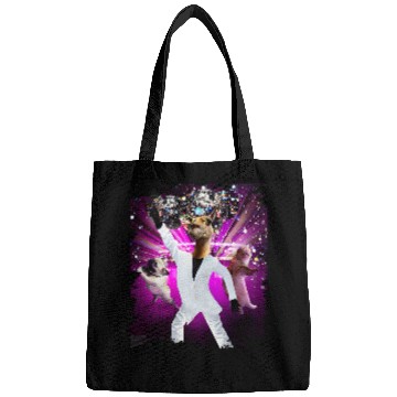 Discover Llama Pet Disco Ball Llama Dancing Funny Bags