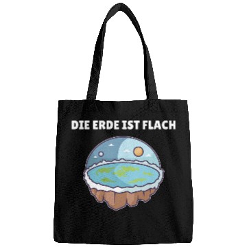 Discover Flat Earth Map Model Flat Earth Society Bags