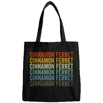 Discover Ferret Pet Cinnamon Ferret Retro Bags