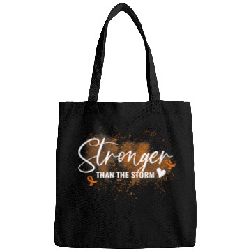 Discover Multiple Sclerosis Ribbon Stronger Than The Storm Multiple Sclerosis Warrior Women Bags