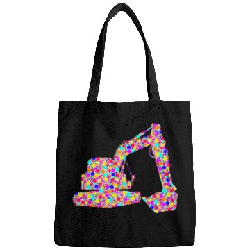 Discover Excavator Fun International Dot Day Colorful Dotted Bags