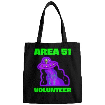 Discover Aliens UFO Conspiracy Funny Area 51 Spacecraft Alien Gift Ideas Bags