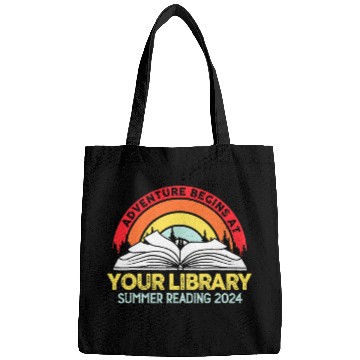 Discover Adventure Begins At Your Library Summer Reads 2024 Vintage Bags