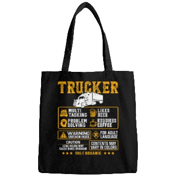 Discover Truck Fun Trucker Multi Tasking Problem Solving TruckerFunny Truck Driver 26 Bags