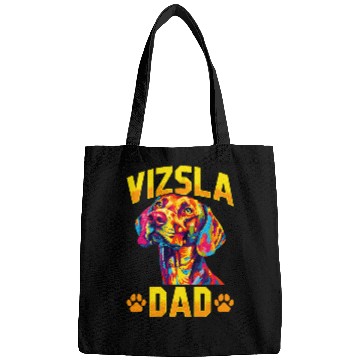 Discover Vizsla Pet Hungarian Magyar Vizsla Dog Breed Vizsla Dad Bags