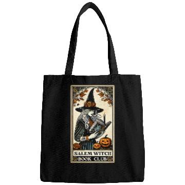 Discover Book Fun Salem Witch Book Club Bags