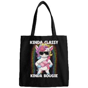 Discover Unicorn Pet Kinda Classy Kinda Bougie Unicorn Bougie Bags
