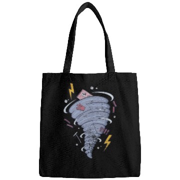 Discover Storm Chaser Tornado Chasing Hurricane Meteorologist Grunge Bags