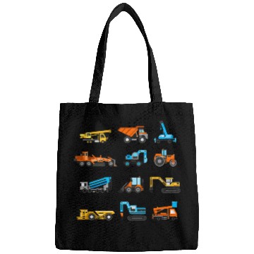 Discover Excavator Fun Construction Trucks Bags