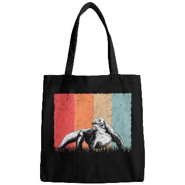 Discover Komodo Pet Dragon Retro Monitor Lizard vintages 2 Bags