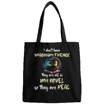 Discover Book Fun Writer Owl Writing Imaginary Friends Reading Bags