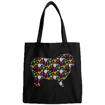 Discover Sheep Pet Dia De Los Muertos Bags