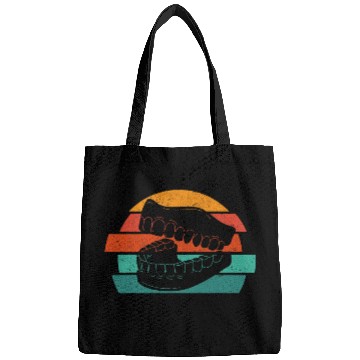 Discover dentists Job Human Dentition Retro Dental Teeth dentistsry Bags