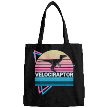 Discover Dinosaur Pet Velociraptor Dinosaur Retro Bags