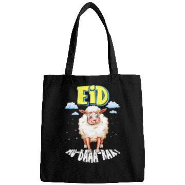 Discover Sheep Pet Eid Mubarak Muslims Mu Baaa Rak Funny Sheep Islamic Ramadan Bags