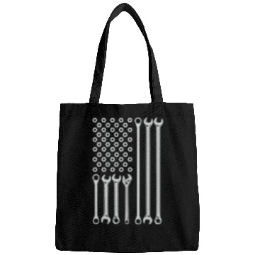 Discover Auto Mechanic Patriotic Tech Independence Day Automotive Bags