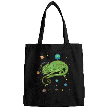 Discover Chameleon Pet In Space Chameleon Lover Bags