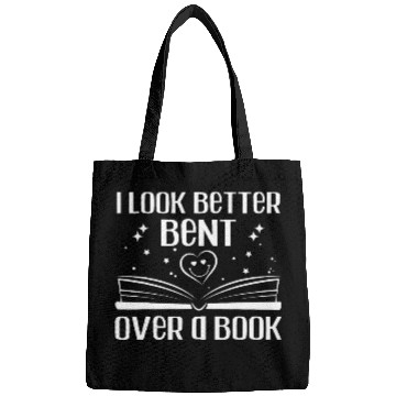 Discover Book Fun I Look Better Bent Over A Book Lover Reading Club Matching 1 Bags