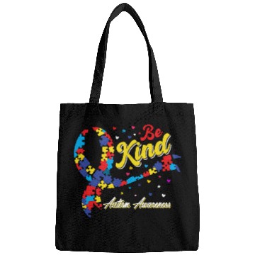 Discover Autism Puzzle Be kind autism and mental health awareness143 Bags