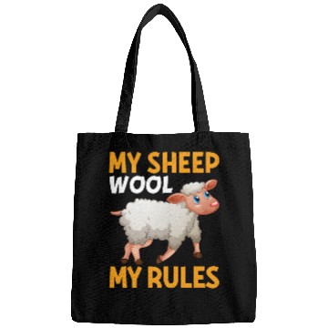 Discover Sheep Pet My Sheep Wool My Rules I Bags