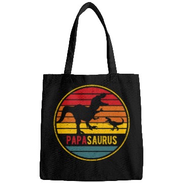 Discover Dinosaur Pet vintages Dad Dinosaur Papasaurus Bags