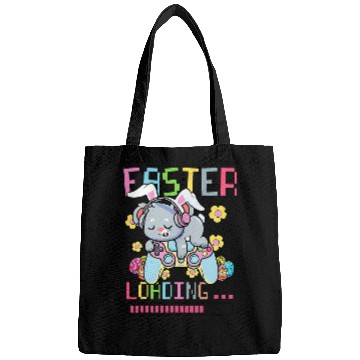 Discover Koala Pet Easter Loading Easter Bunny Koala Funny Gamer Easter Bags
