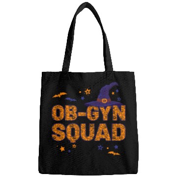 Discover nurses Job OBGyn Squad Witch Halloween Matching OB Gyn nurses Doctor Bags