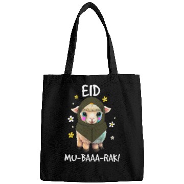 Discover Sheep Pet Eid Mubarak Muslims Funny Sheep Mu Baaa Rak Blessed Festival Bags
