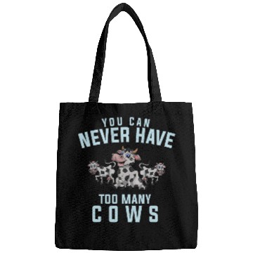 Discover Cow Pet Funny Farm Animal Lover You Can Never Have Too Many Cows Bags