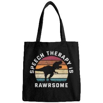 Discover Dinosaur Pet TRex Dino Speech Therapist Speech Pathologist SLP Bags