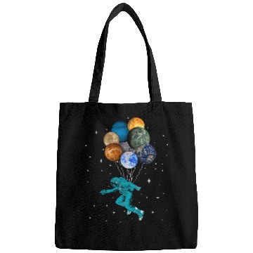 Discover Astronaut Job Space Balloons Moon Mars Planets Bags