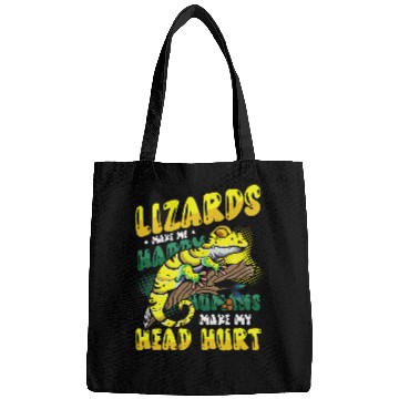 Discover Chameleon Pet Lizards Make Me Happy Humans Make My Head Hurt Lizard Lover Bags