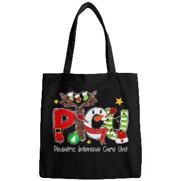 Discover nurses Job Christmas PICU nurses Santa Hat Reindeer Mother Baby LD Picu Bags
