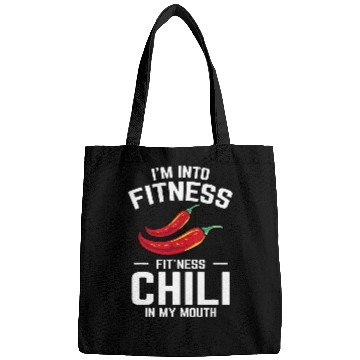 Discover Hot Spicy Pepper Im Into Fitness Fitness Chili In My Mouth Bags