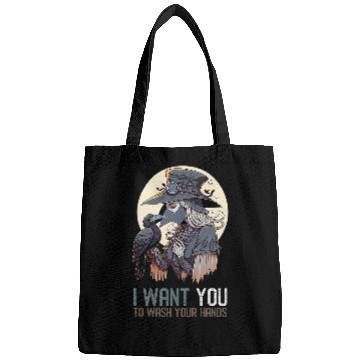 Discover I Want You To Wash Your Hands 2Funny Female Plague Doctor 21 Bags