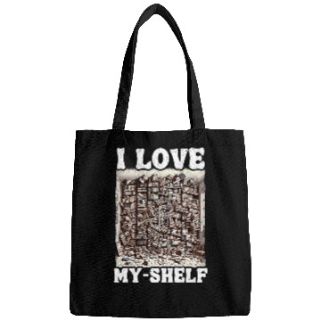 Discover Book Fun I Love MyShelf Bookworm Self Love Bags