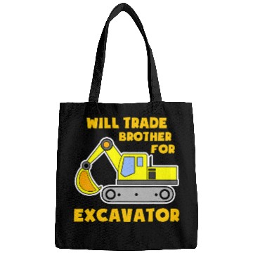 Discover Excavator Fun Construction Vehicles Will Trade Brother For Bags