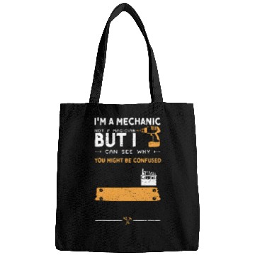 Discover Mechanic Humor Im A Mechanic Not A Magician Bu    Handyman Bags