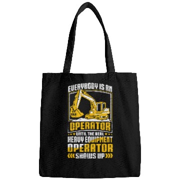 Discover Excavator Fun The Real Operator Construction Workers Construction Site Excavator Driver Bags