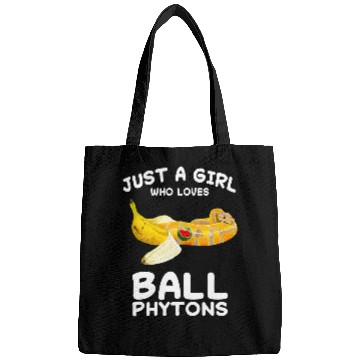 Discover Python Pet Just A Girl Who Loves Ball Python Snake Reptile Banana 1 Bags